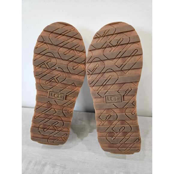 Ugg Marin Slip On Platform Size 10 Cream Canvas Shoes - Picture 10 of 13